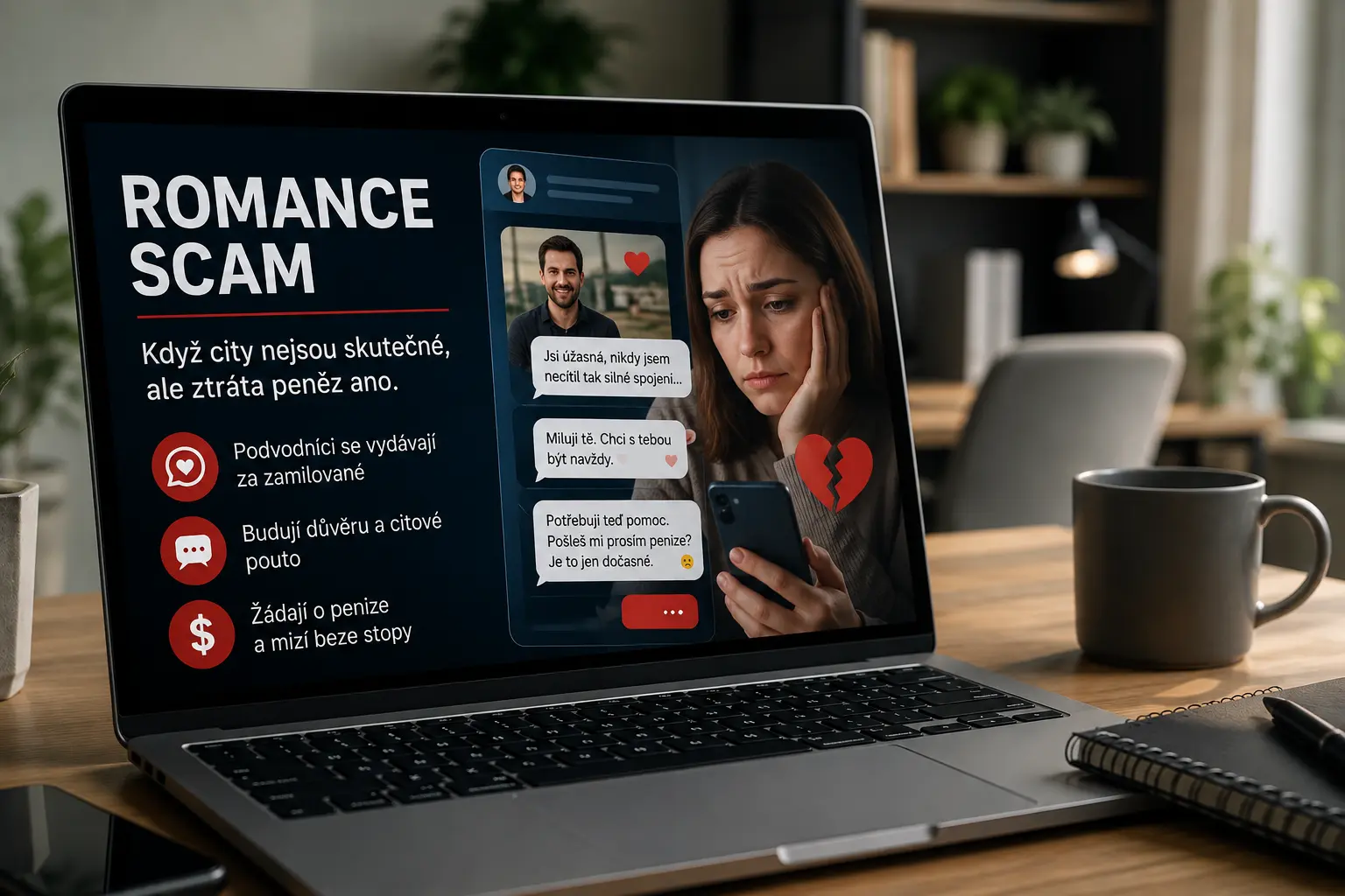 Romance scam: Když láska bolí